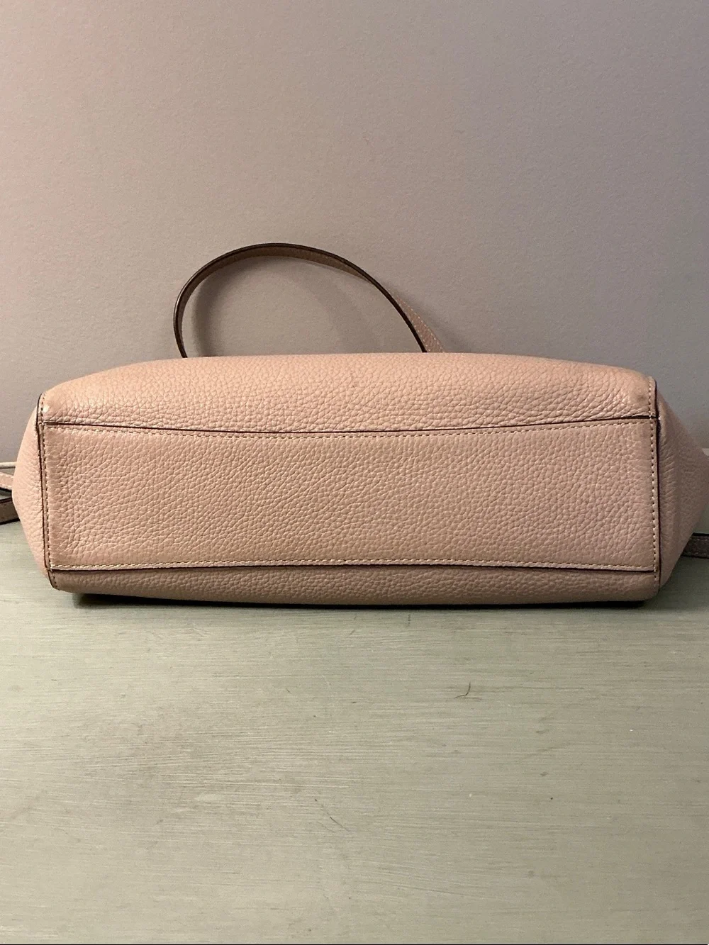 Coach F28993 Kelsey Pebbled Leather Shoulder Satchel Crossbody in Grayish Taupe - Picture 8 of 14